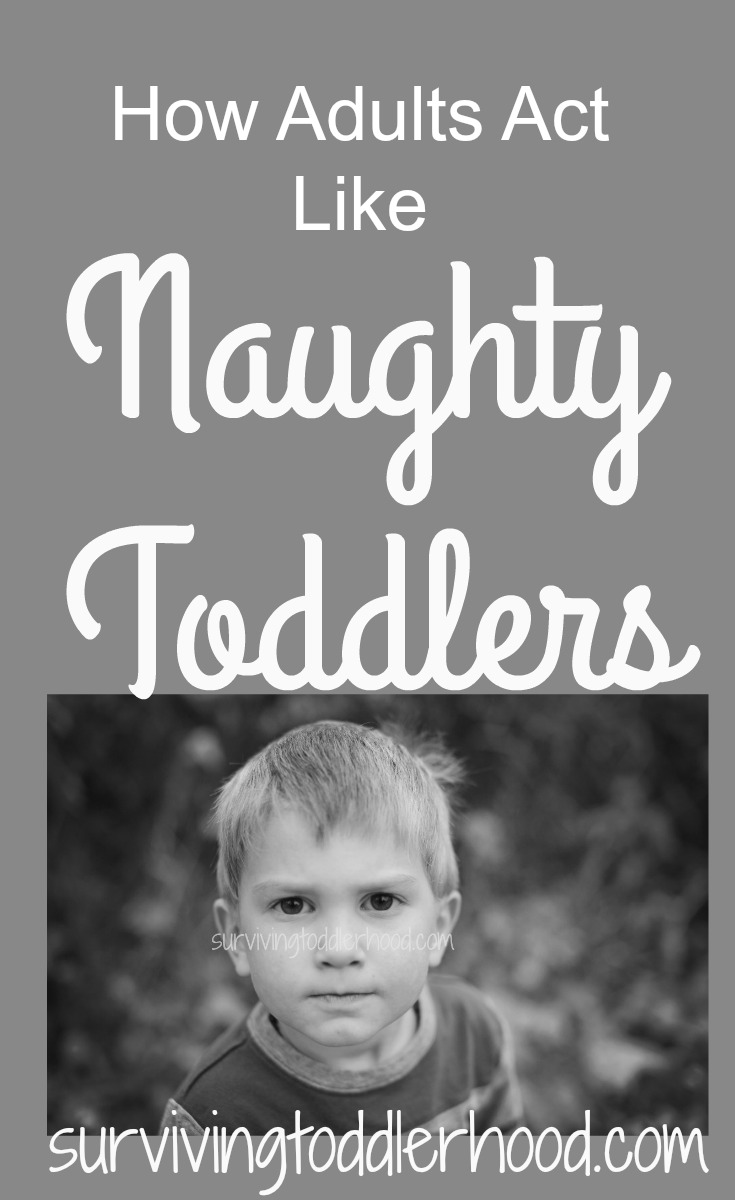 How Adults Act Like Naughty Toddlers