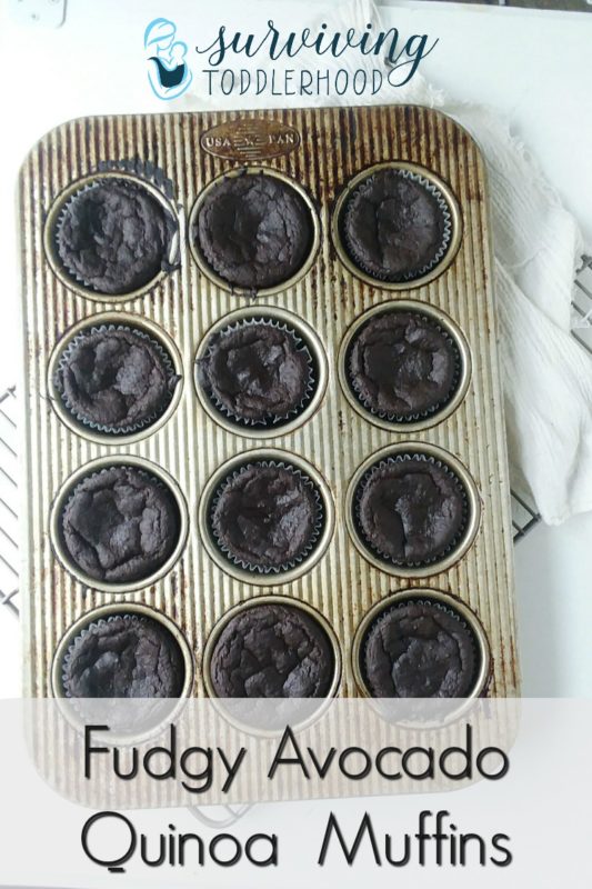 Fudgy Chocolate Quinoa Muffins. These fudgy treats have a special ingredient- Avocado! #glutenfreechocolatemuffins #glutenfreemuffinrecipe #chocolatequinoamuffins #quinoamuffins #quinoarecipes #grainfreerecipes #sugarfreemuffinrecipes #eggfreemuffinrecipes 