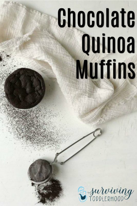 Grain free, sugar free, egg free, dairy free Chocolate Quinoa Muffins are a yummy treat!! #grainfreerecipes #quinoarecipes #eliminationdiet #allergenfreebaking #eggfreemuffins #chocolatequinoamuffins #realfood #realfoodrecipes