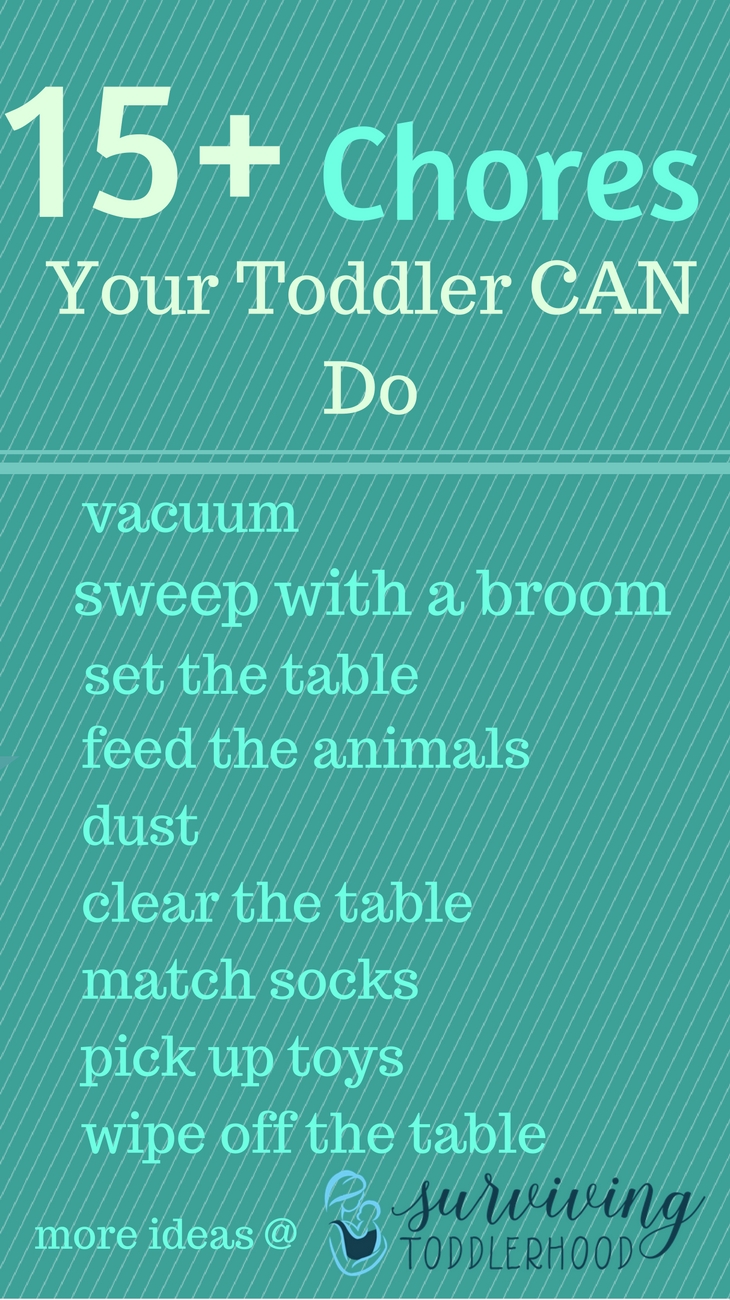 15+ Chores Your Toddler or Preschooler CAN Do + Why they need you to give them responsibilites