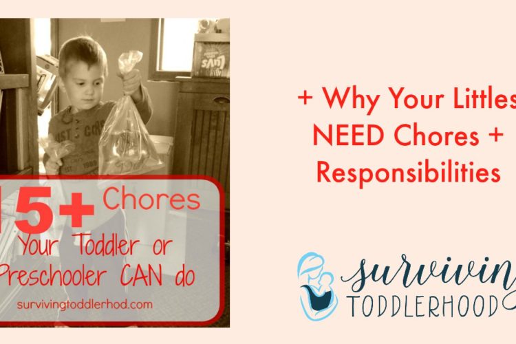 15+ Chores Your Toddler or Preschooler CAN Do