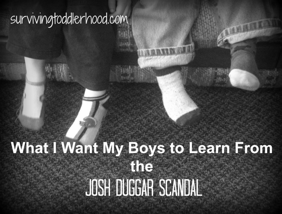What I Want My Boys To Learn From the Josh Duggar Scandal