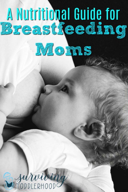 An RD shares her recommendations for how a breastfeeding mom should be eating. This nutritional guide for breastfeeding moms is short and to the point, but also packed with information. #breastfeeedingtips #breastfeeding #momlife #pregnancy #newborns #crucnhymom Motherhood | Crunchy Mom | Natural Living | Natural Mothering | 