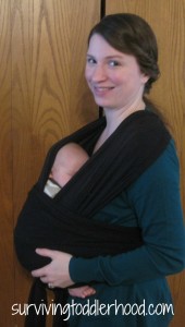 THe Hapai Baby Wrap is so soft and easy to wear!