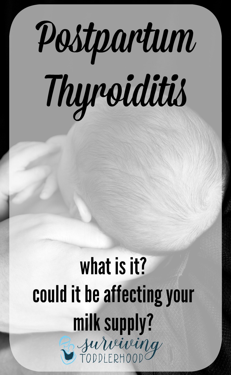 Could Postaprtum Thyroiditis be affecting my milk supply? What is postpartum thyroiditis? 