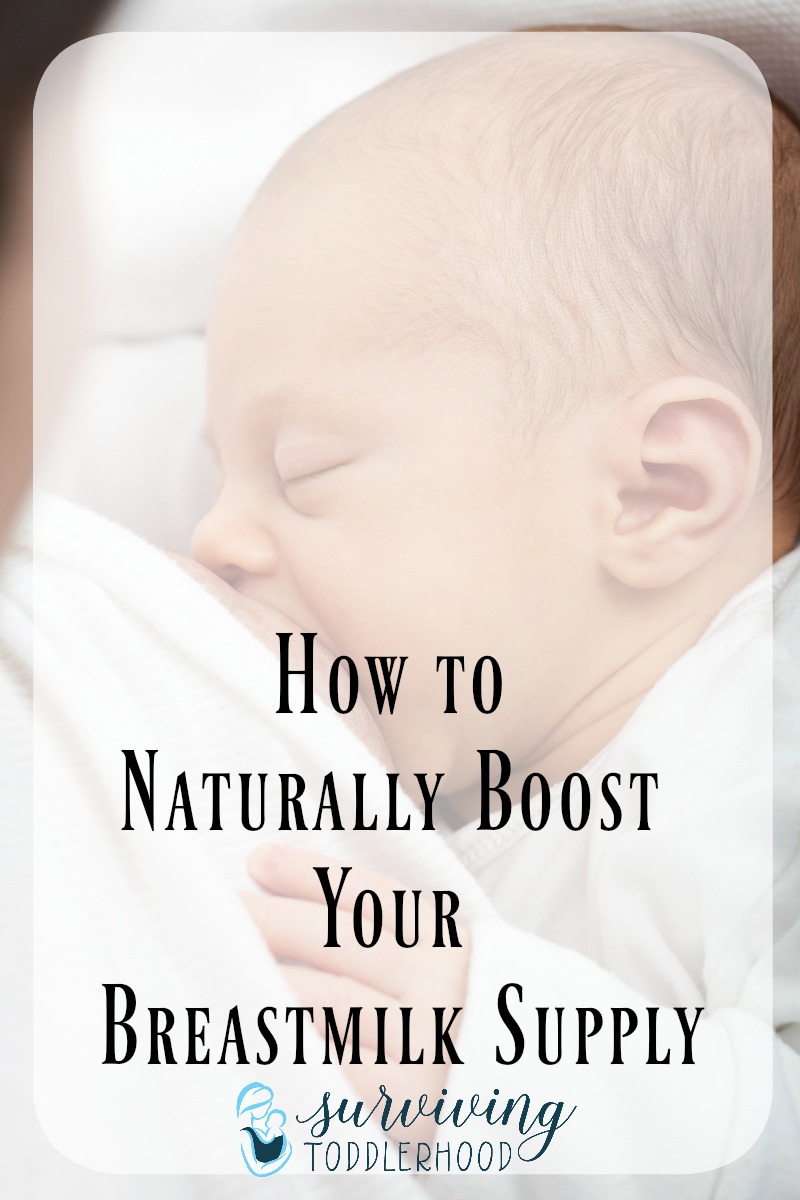 Do you feel like your breastmilk supply is low? Do you need to increase your milk supply so that you baby will have enough for you to get away for the weekend? Here are some great ways to naturally increase your breastmilk supply! 