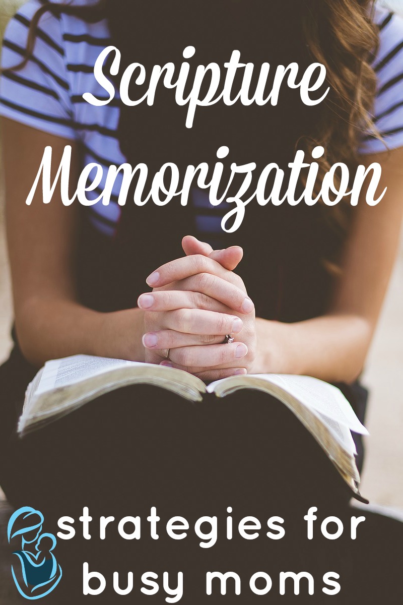 Do you want to memorize scripture, but you can't find the time as a busy momma? Use theses strategies for scripture memorization and learn those passages that you want to hide in your heart.
