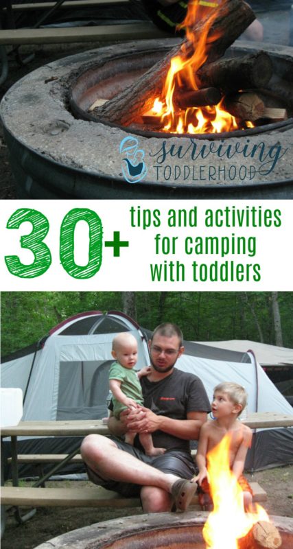 30+ Tips for Camping with Toddlers and Babies. Going on your first family camping trip soon? Check out these tips for your adventure into the great outdoors! Camping Hacks | Family Life | Mom Life | Camping Tips | Motherhood | Camping with Toddlers | 