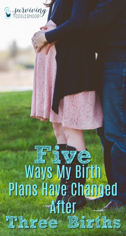5 Ways My Birth Plans Have Changed after Three Births #pregnancy #vbac #pregnant #motherhood #momlife | Motherhood | Tips for New Moms | Mothering | Crunchy Mom | Crunchy Mama | Pregnancy Tips | Birth | Birth Plans | VBAC | 